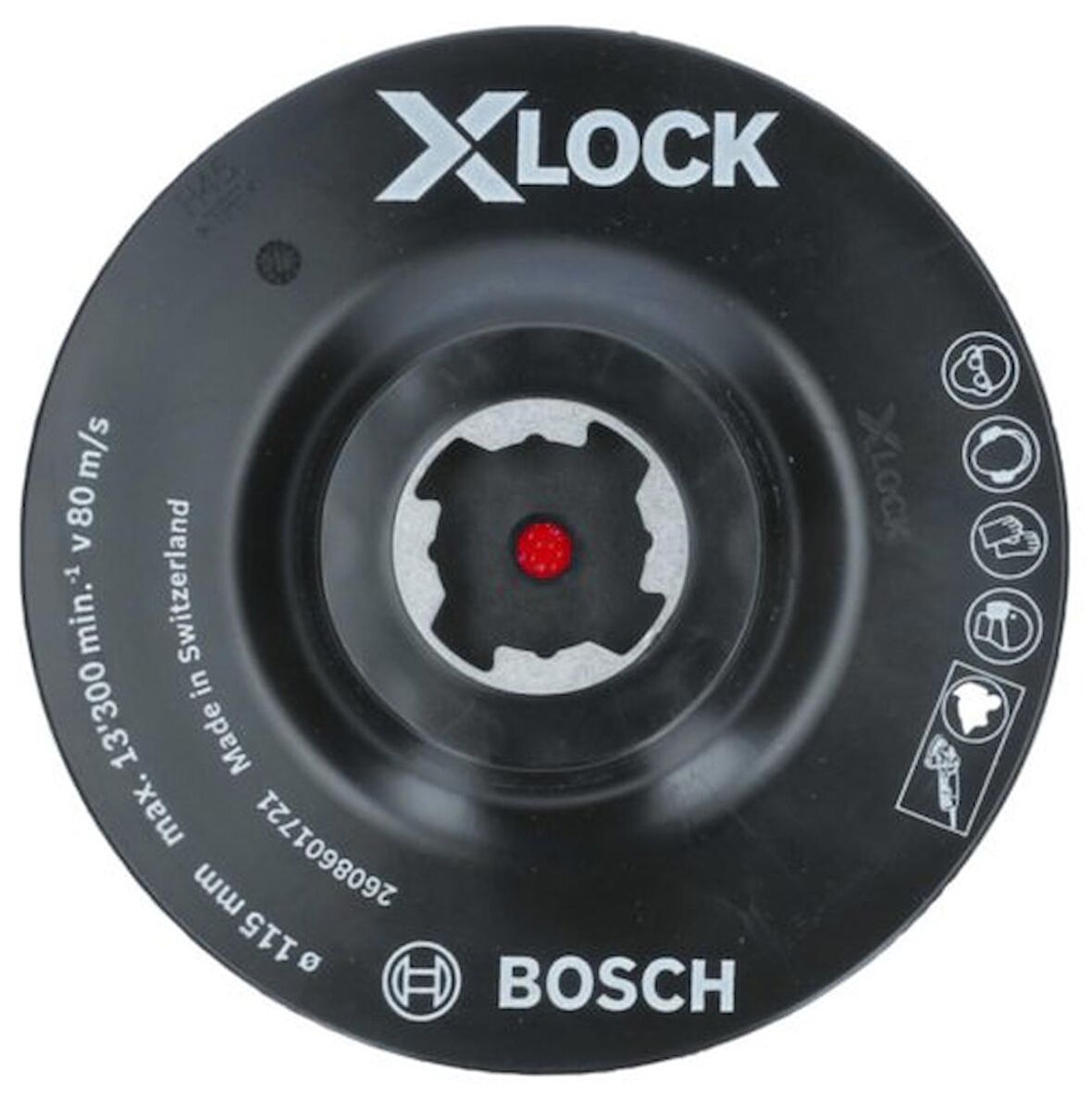 Bosch - X-LOCK - 115 mm M14 Kağıt Zımparalar için Taban