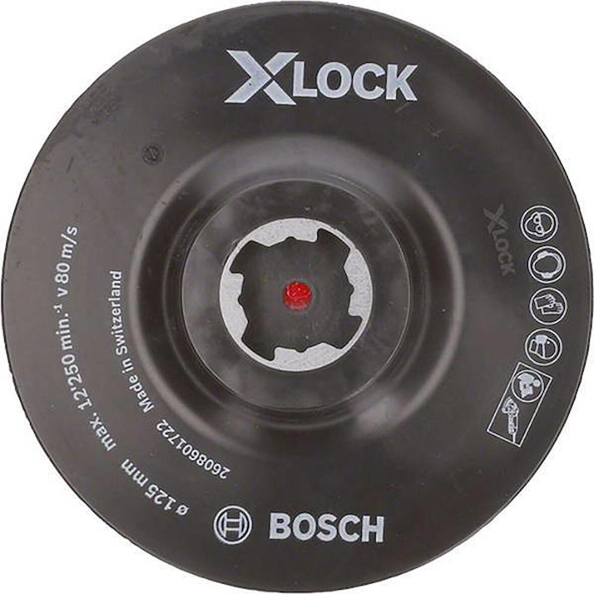 Bosch - X-LOCK - 125 mm M14 Kağıt Zımparalar için Taban