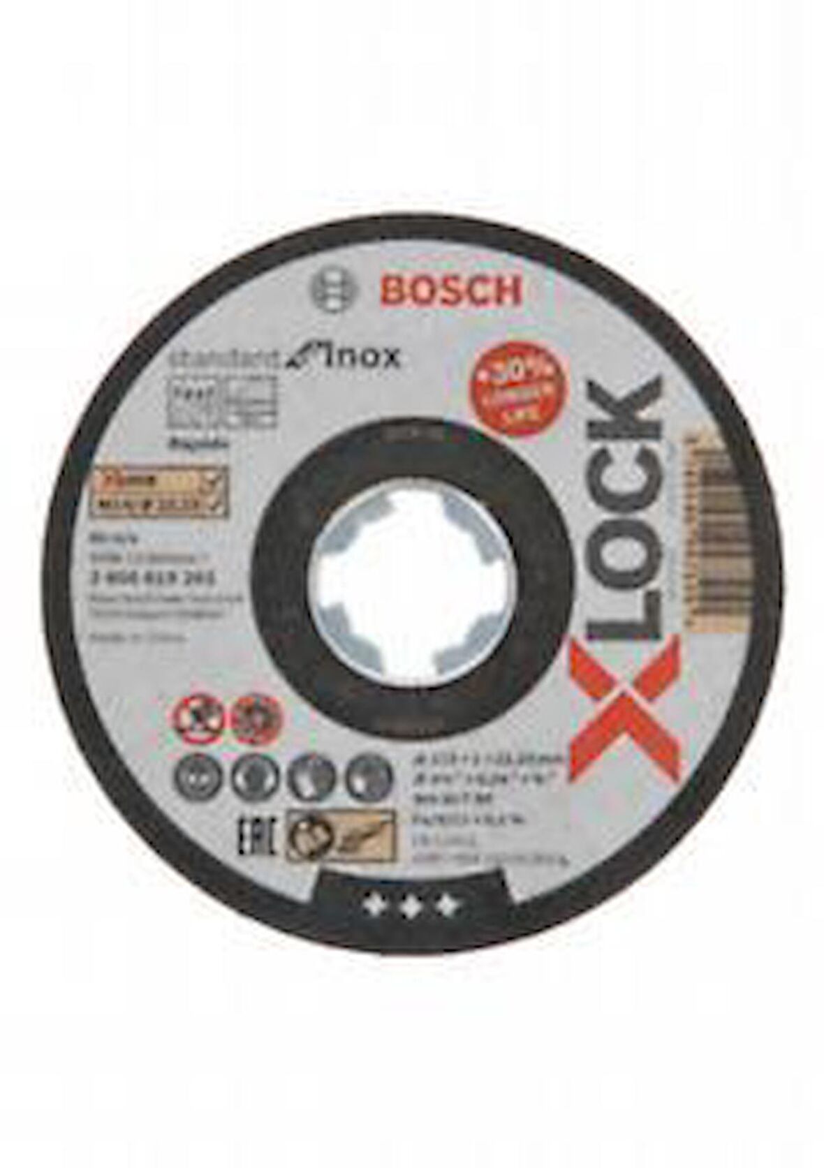 Bosch  X-LOCK SDMetal KesmeTaşı115*6mmDüz(+30%)