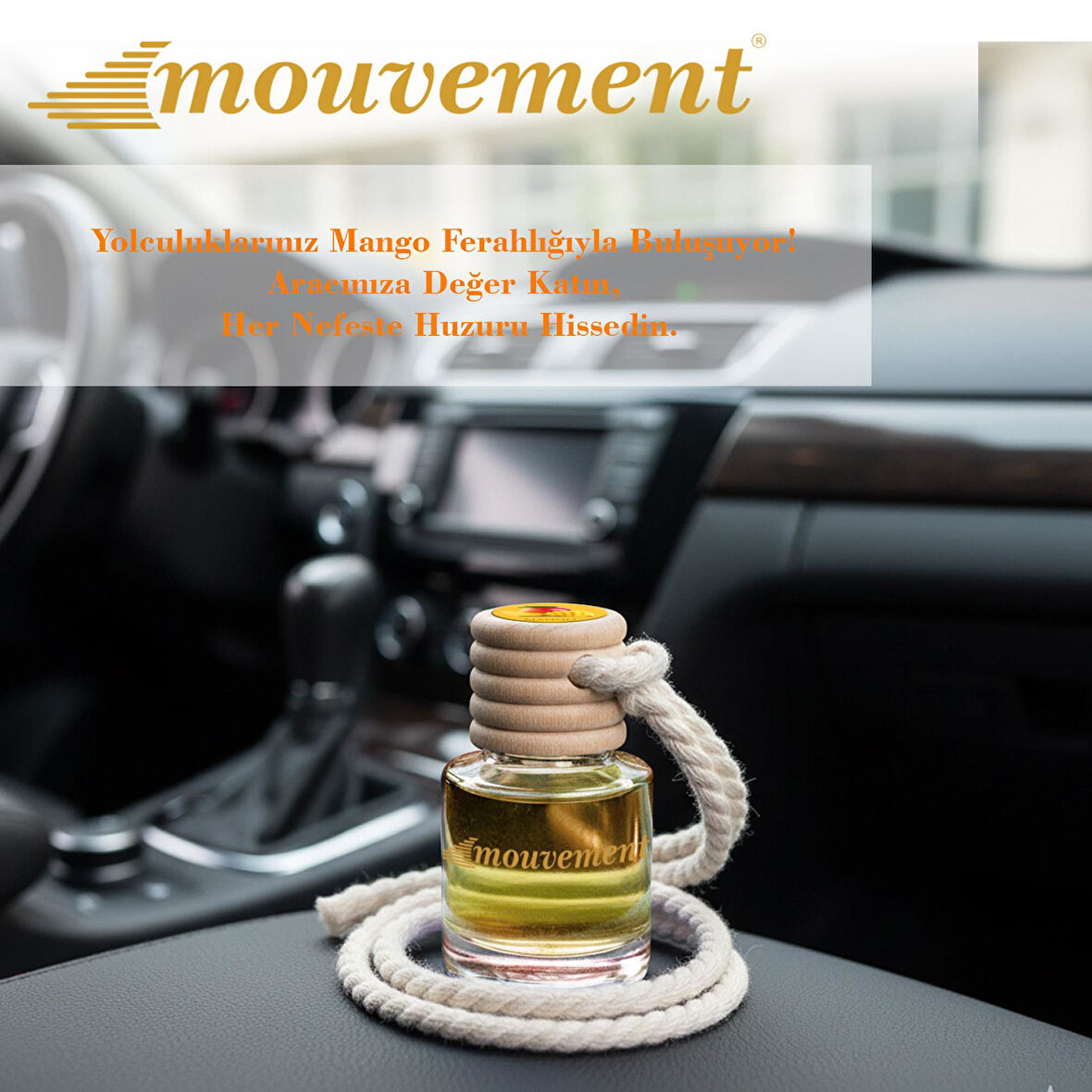 Mango Serinliği 8 ml Oto Kokusu – Egzotik ve Canlı Bir Tazelik