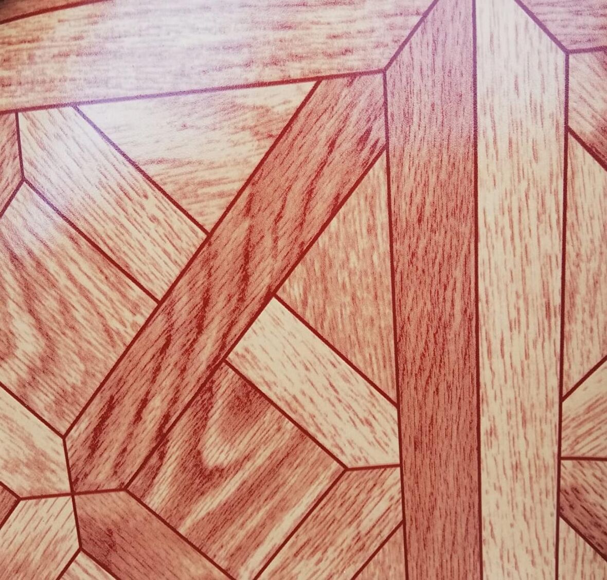 MUŞAMBA 1m X 1m AHŞAP DESENLİ PVC ZEMİN KAPLAMA YER DÖŞEMESİ