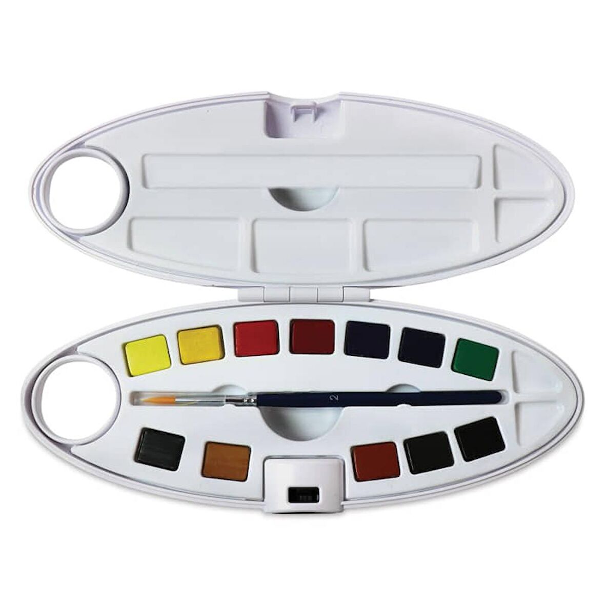 Pebeo Watercolour Aquarelle Fine Sulu Boya 12 Renk Oval Palet