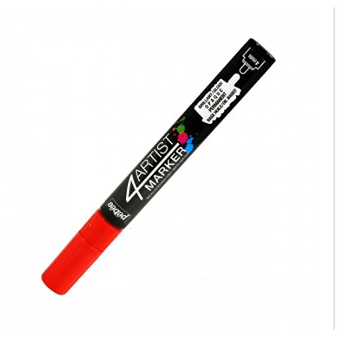 Pebeo 4Artist Oil Marker 4mm Yuvarlak Uç Red