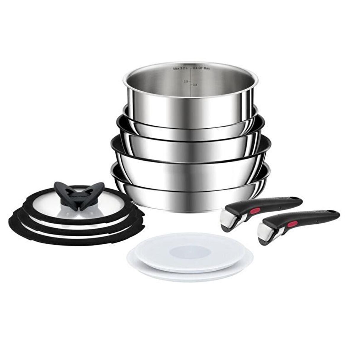 Tefal Titanium Ingenio 6X 12 Parça Titanyum Tencere Seti