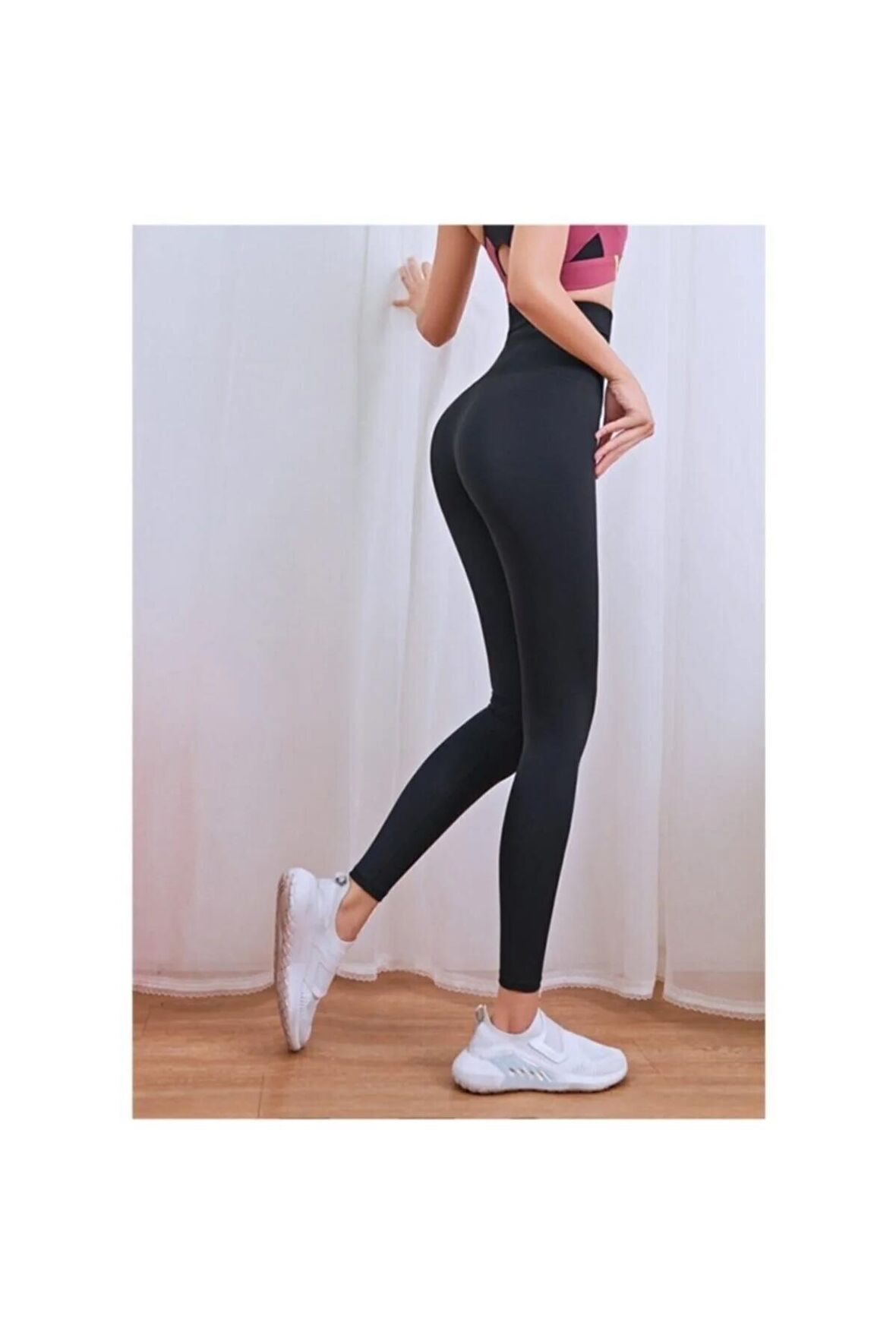 Kadın Yüksek Bel Toparlayıcı Sıkılaştırıcı Ağraflı Korse Tayt 3 Kademeli Korse Tayt