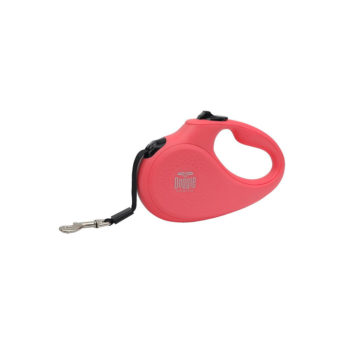 PETLOVEBUTİK Master Serisi Otomatik Uzatma Tasması S-15kg-5mt - PINK