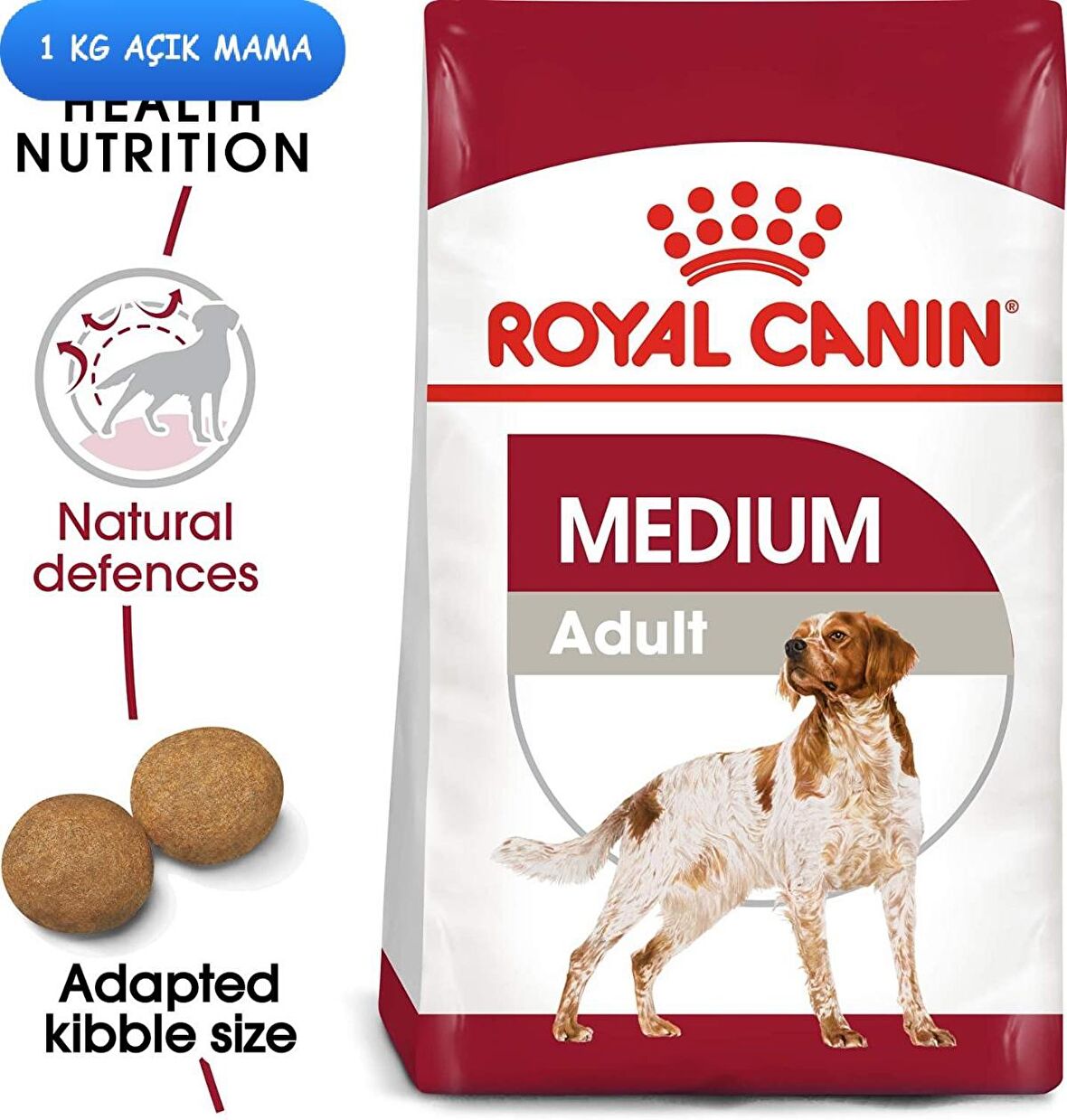 Royal Canin Medium Adult Orta Irk Köpek Maması 1 Kg AÇIK