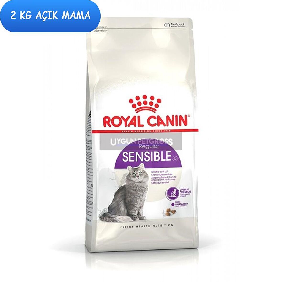 Royal Canin Sensible 33 Kedi Maması 2 Kg AÇIK