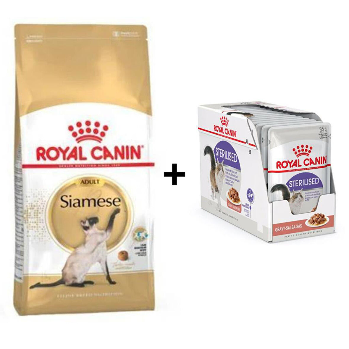 Royal Canin Siamese Yetişkin Kedi Maması 2 kg + 12 Adet Yaş Mama