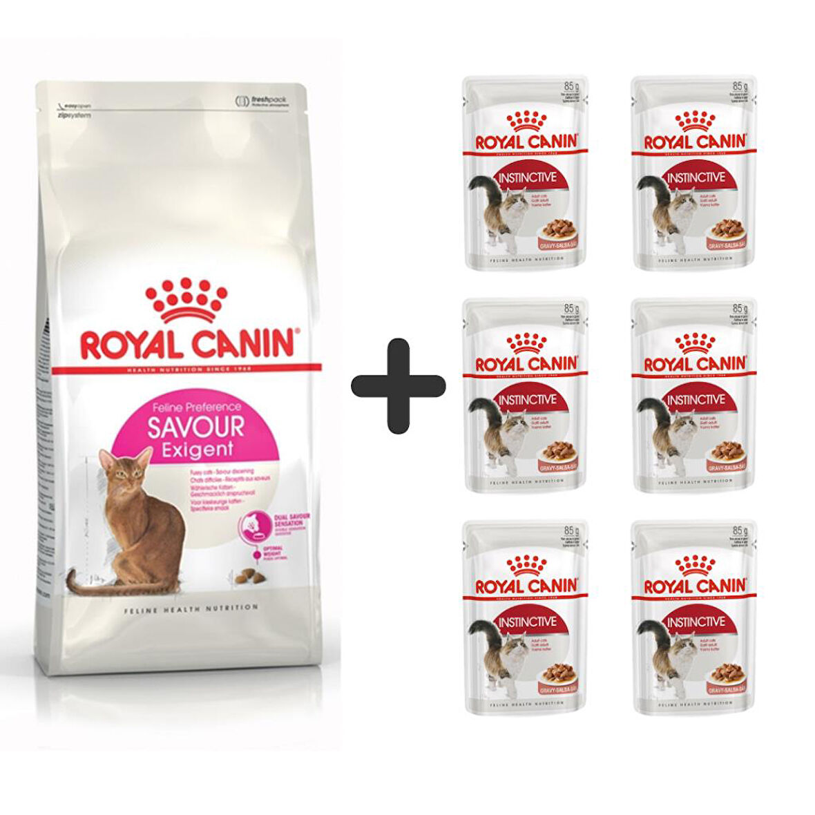 Royal Canin Savour Exigent  Kuru Kedi Maması 4 Kg + 6 Adet Yaş Mama