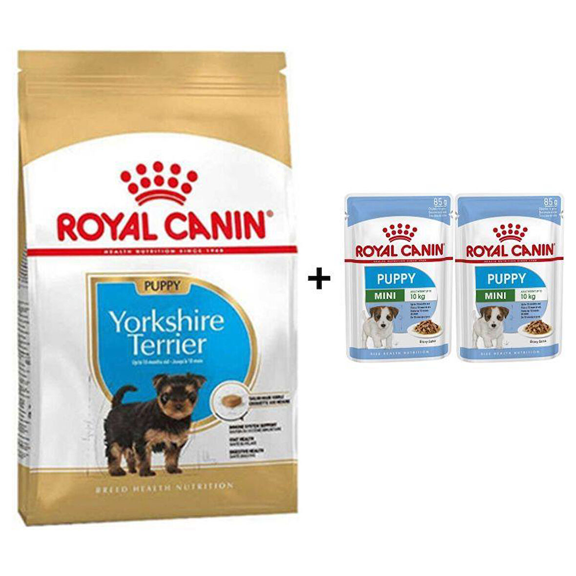 Royal Canin Yorkshire Terrier  Yavru köpek Maması 1,5 kg + 2 Adet Yaş Mama Hediye