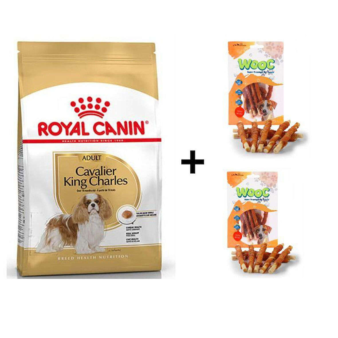 Royal Canin Cavalier King Charles  Yetişkin Köpek Maması 1,5 kg + 2 Adet Wooc Ödül 80 Gr 