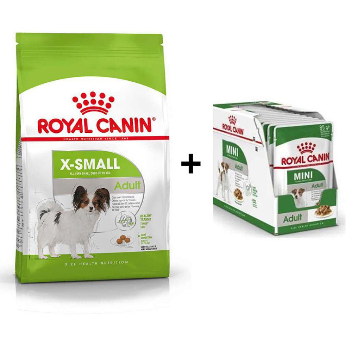 Royal Canin X-Small Küçük Irk Köpek Maması 3 Kg + 12 Adet Yaş Mama
