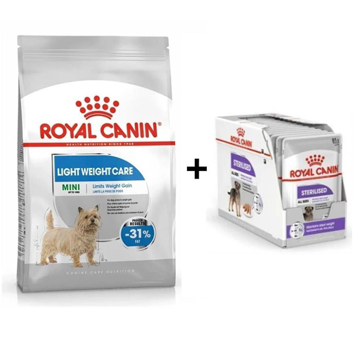 Royal Canin Light Weight Care Köpek Maması 3 Kg + 12 Adet Yaş Mama