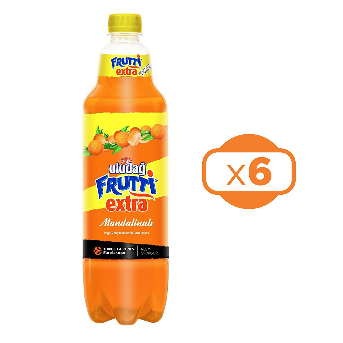 Uludağ Frutti Extra Mandalinalı 1 lt x 6 Adet