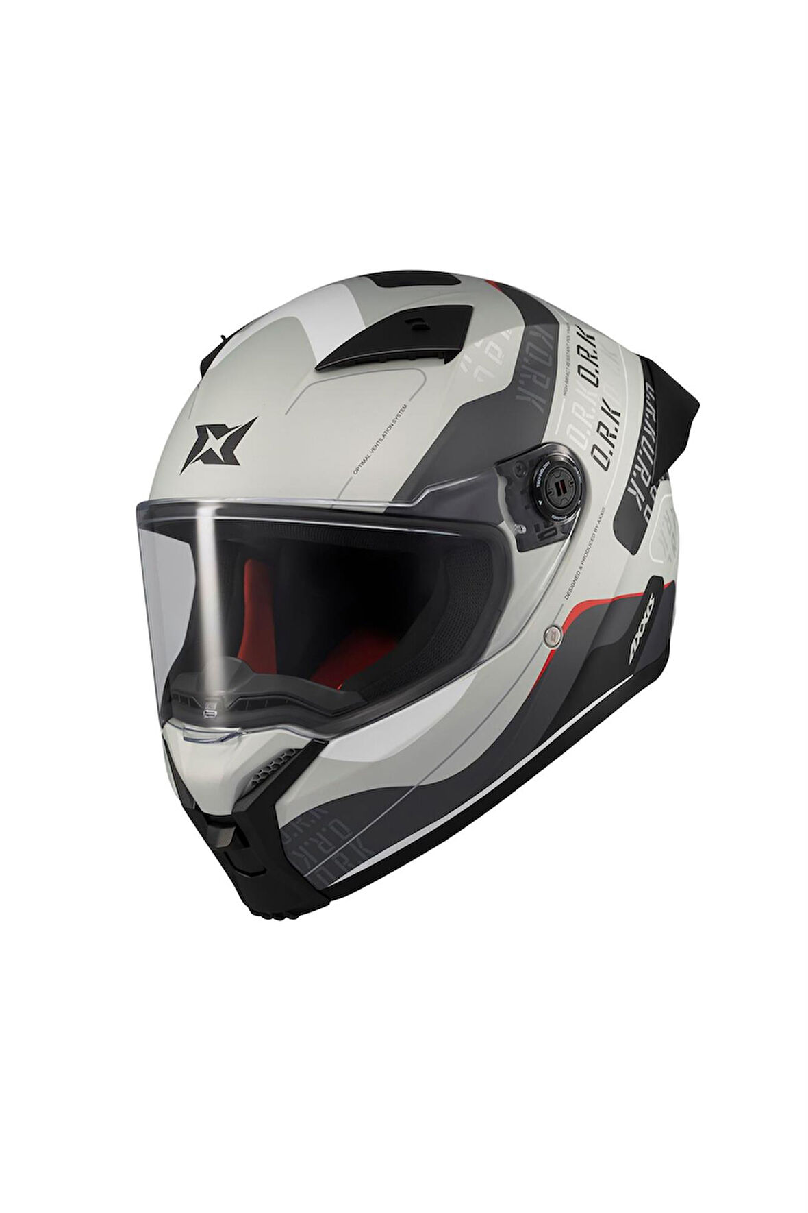 AXXIS FENIX ORK C2 BLACK-WHITE MATT GLOSS