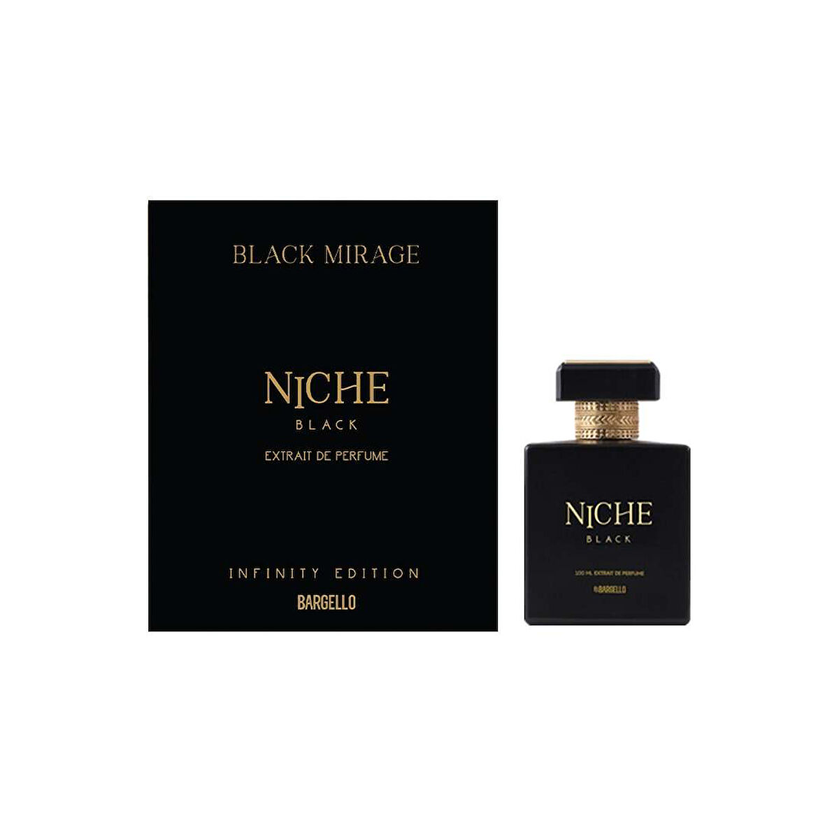 BARGELLO NICHE INFINITY BLACK MIRAGE UNISEX 100 ml EXTRAIT DE PERFUME