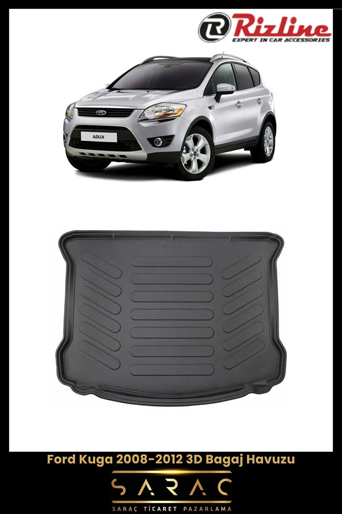 Rizline Ford Kuga 2008 Model 3D Bagaj Havuzu