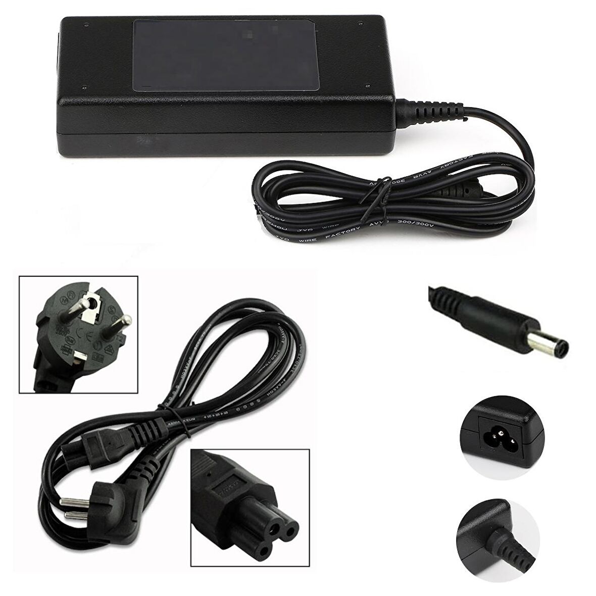 Dell 19.5v 4.62a 90w Uyumlu 4.5mmX3.0mm ve iğneli Uç Adaptör Şarj Aleti Şarj Cihazı