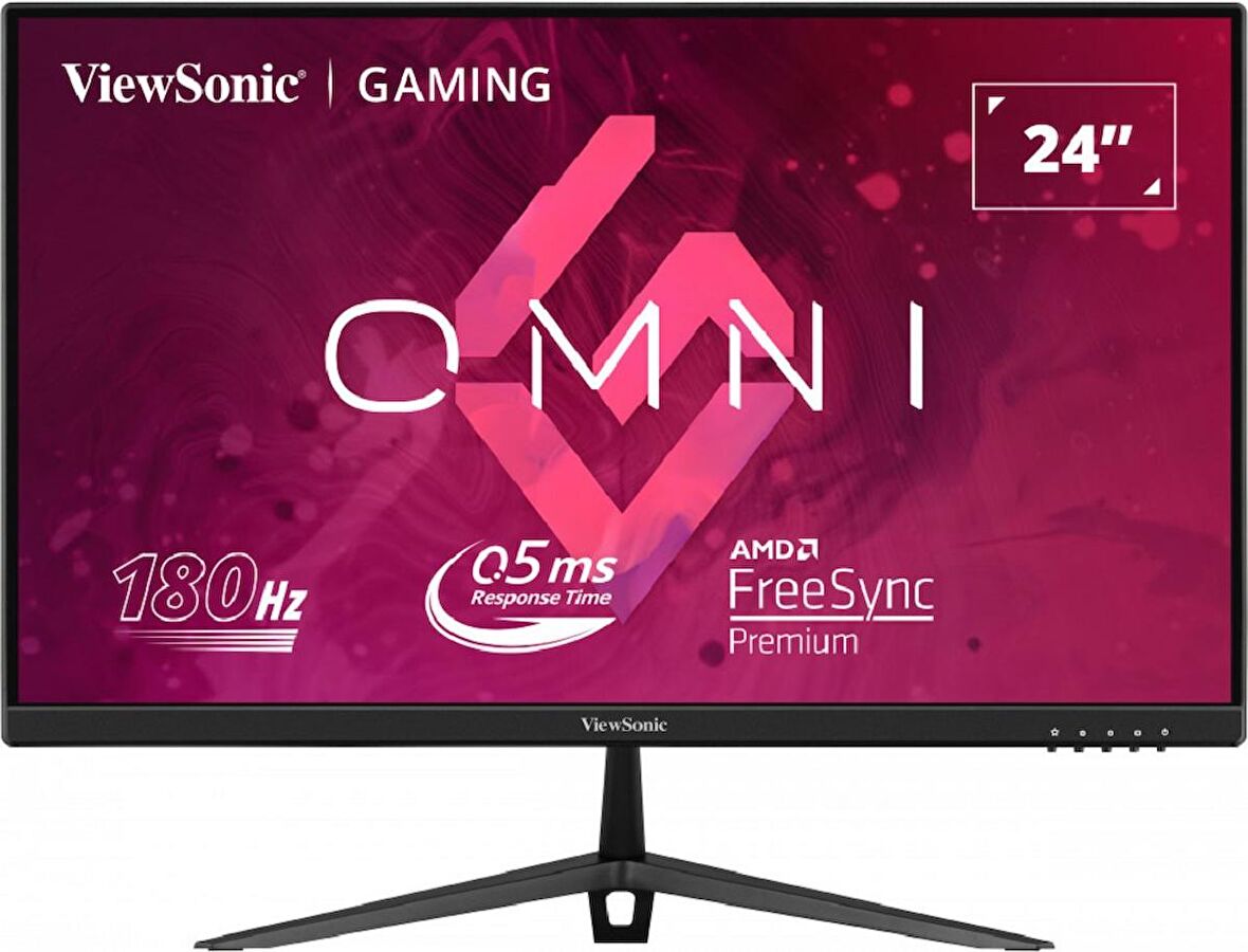 VIEWSONIC 23.8" VX2428 FULLHD 0.5MS 180HZ 2XHDMI DP FREESYNC PREMIUM IPS GAMING MONITOR