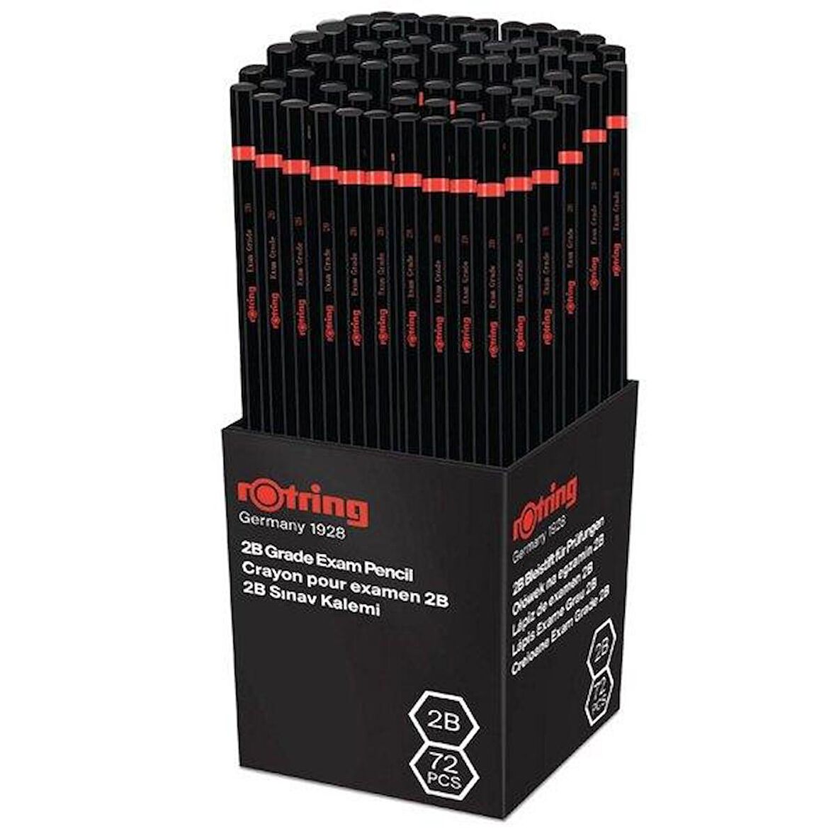 Rotring Kurşun Kalem Sınav 2B 2090068   72'li Paket / Rotring