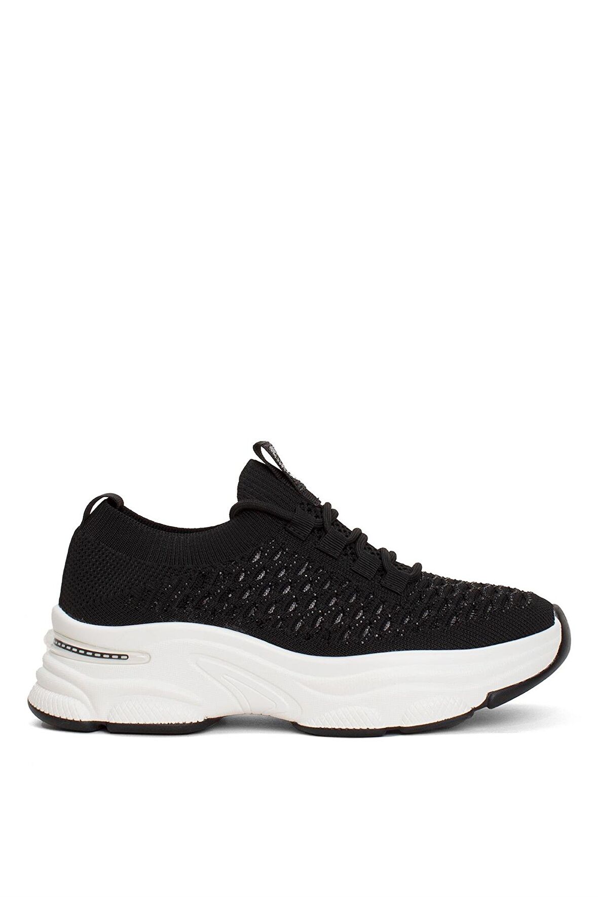 Guja 24y309-3 Kadın Taşlı Sneaker Ayakkabı Siyah