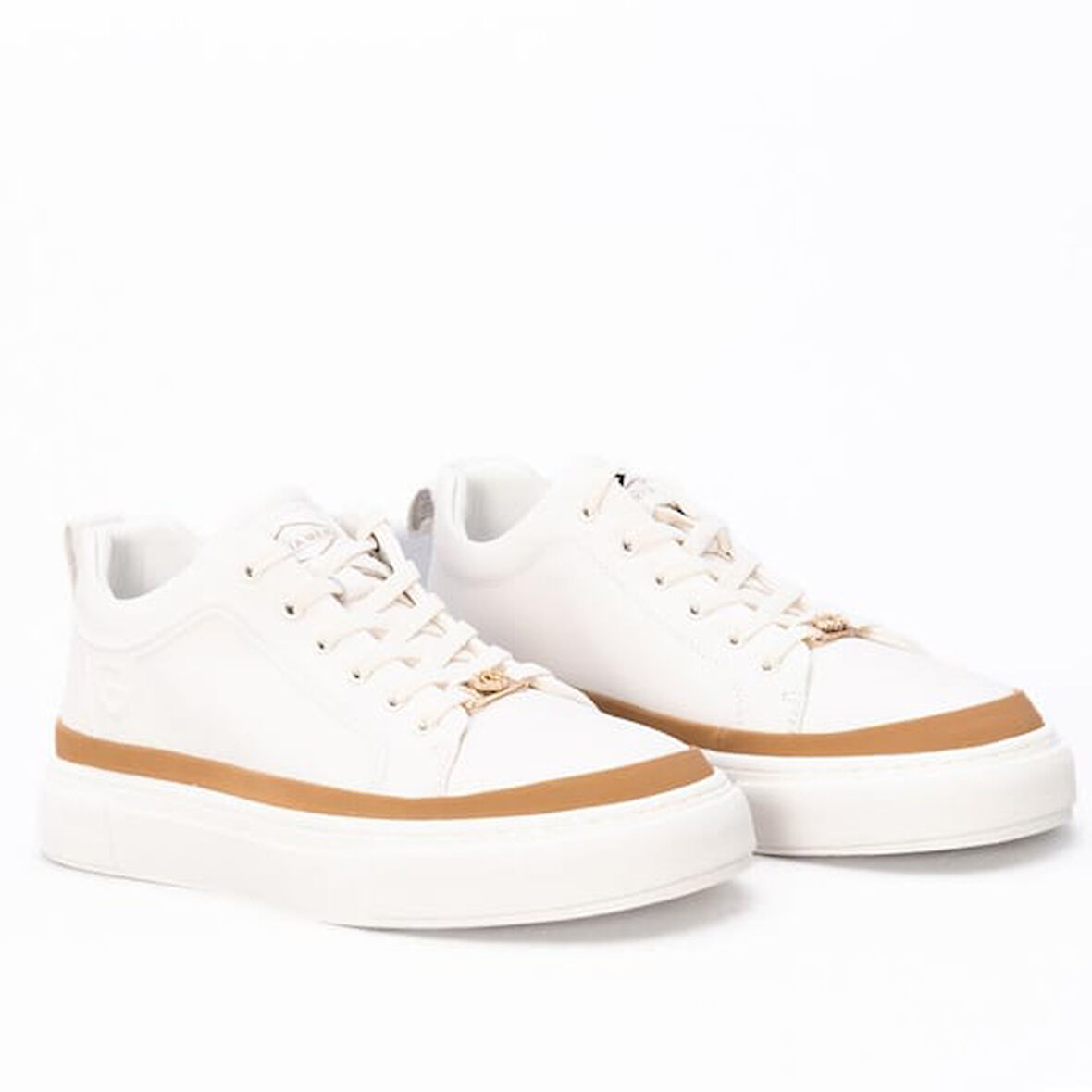 Guja 24k592 Erkek Deri Sneaker Ayakkabı Beyaz