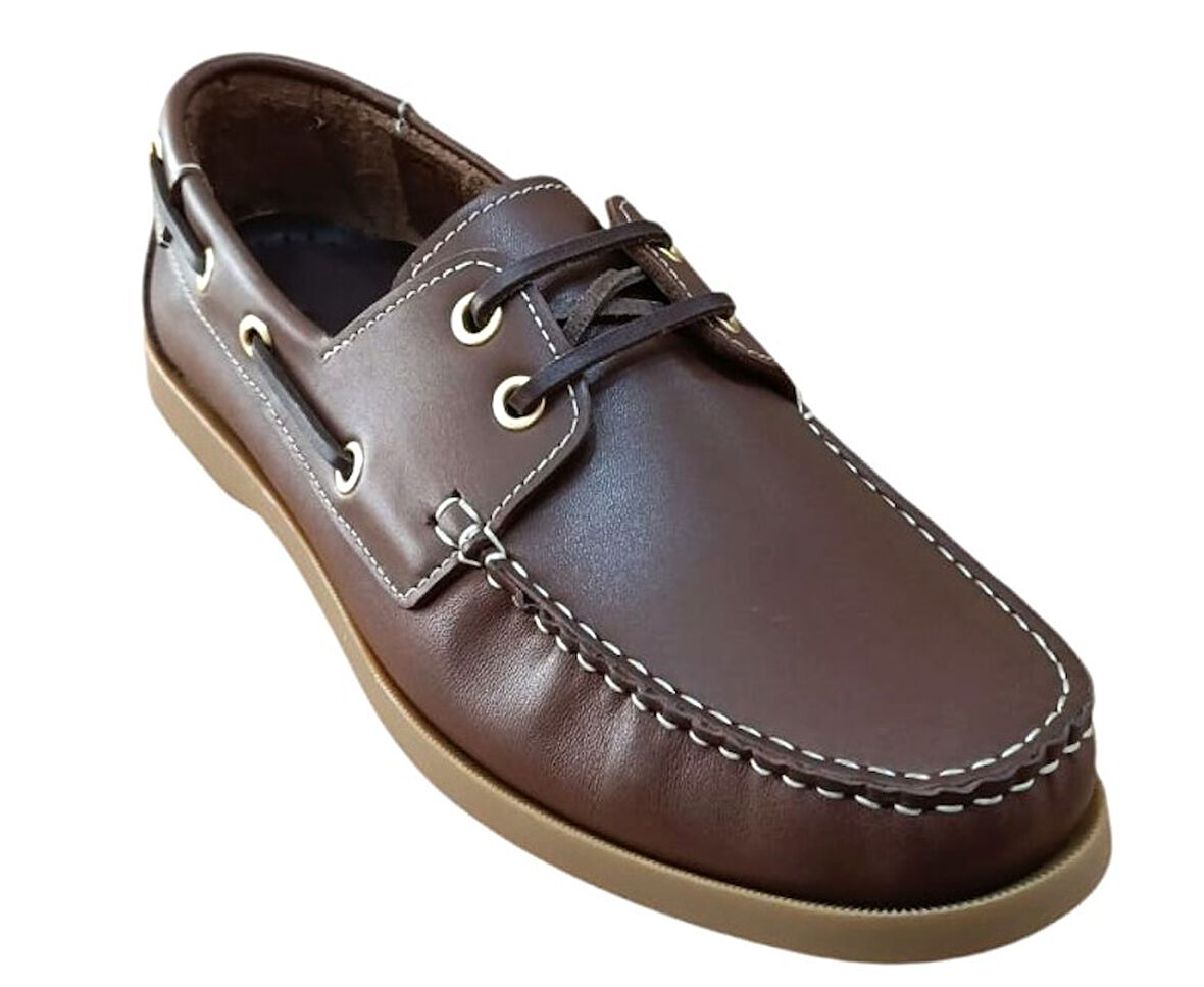 Castle Black 42702 Erkek Deri Casual Ayakkabı Kahve
