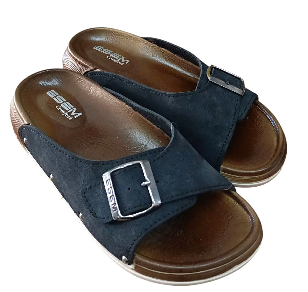 Esem 3769 Z 0002 Kadın Tokalı Comfort Günlük Terlik Siyah
