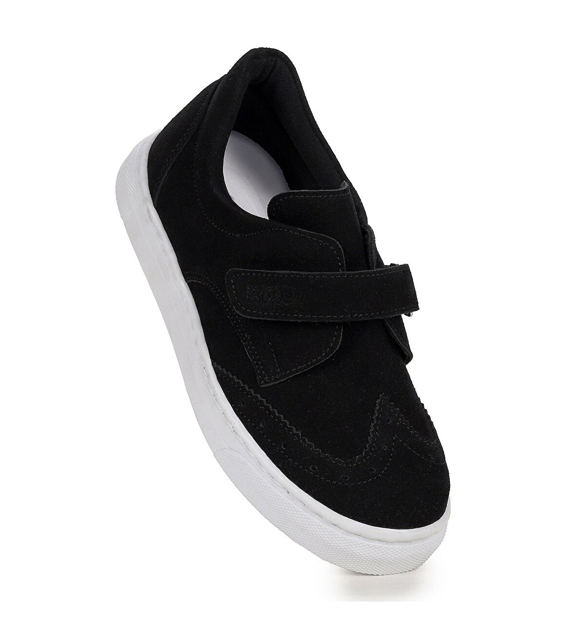 Sthapy 111 Erkek Bebek Süet Ortopedik Ayakkabı Siyah