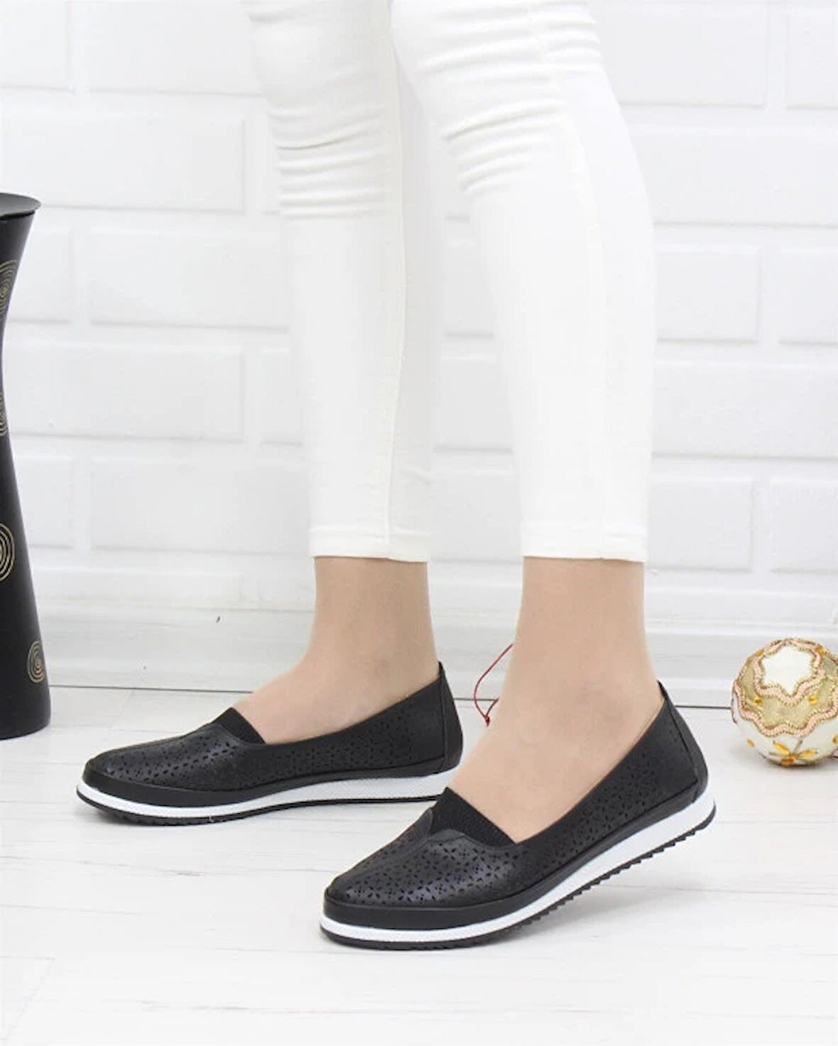 Sedef 700 Anne Günlük Comfort Ayakkabı Siyah