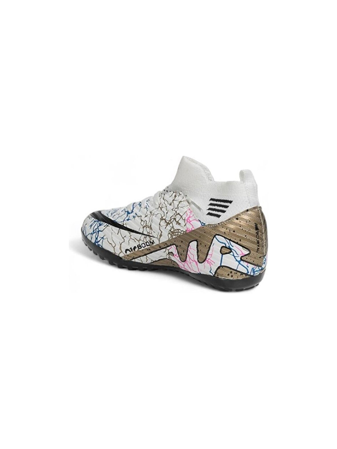 La Liga H565 Çocuk Çoraplı Halı Saha Ayakkabısı Mor - Turkuaz