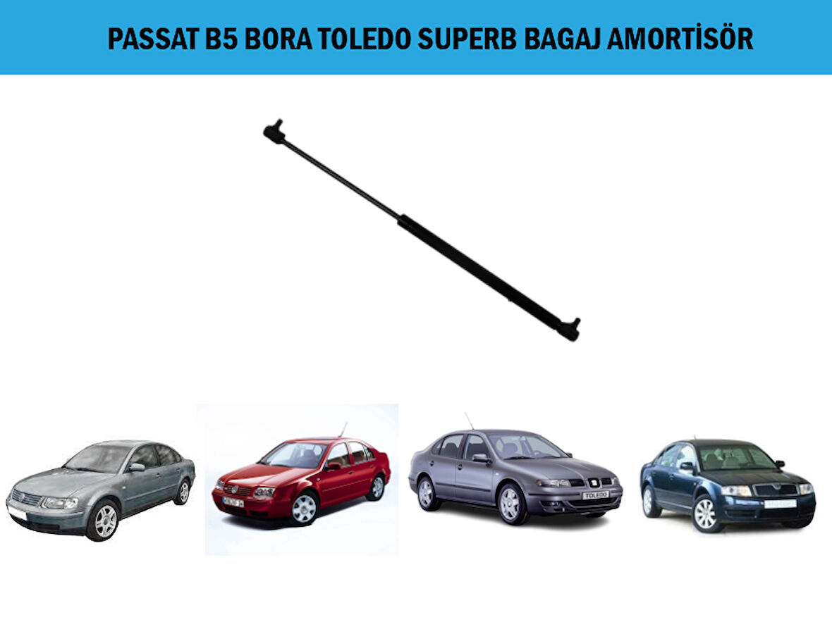 BAGAJ AMORTİSÖRÜ PASSAT B5 B5.5 BORA TOLEDO SUPERB