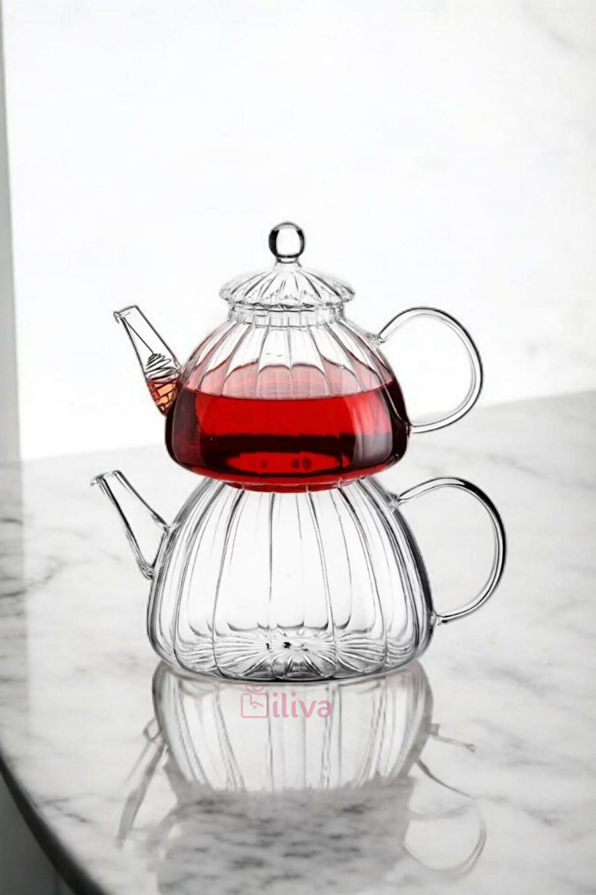 Borosilikat Cam Çaydanlık