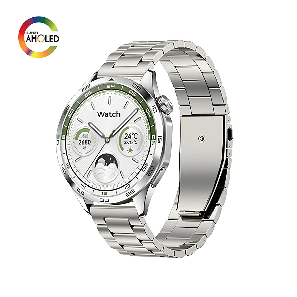 Watch G4 Pro Akıllı Saat ( 3 Adet Kordon Hediyeli )