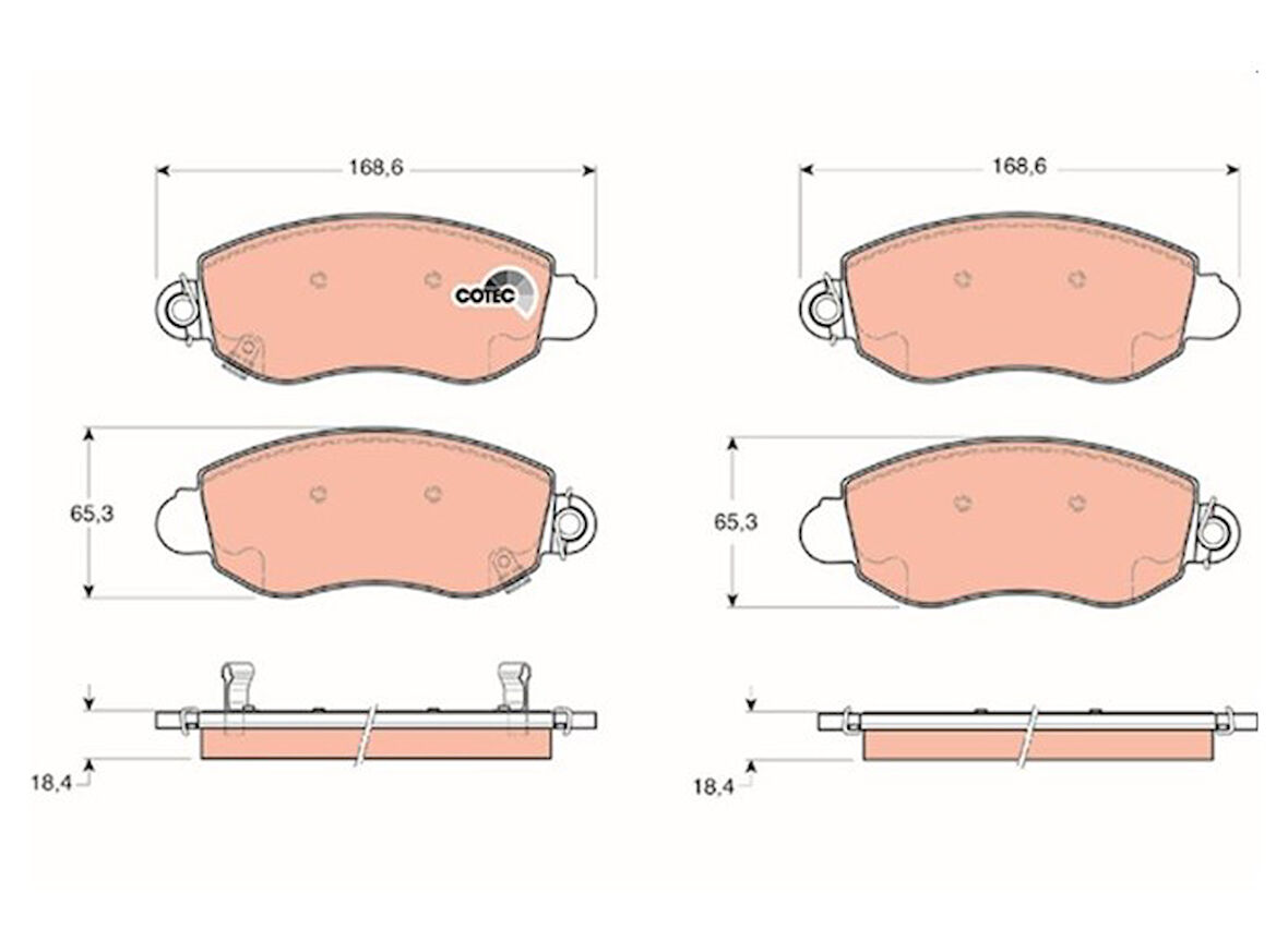 ÖN BALATA FORD TRANSİT V / VI  00-06