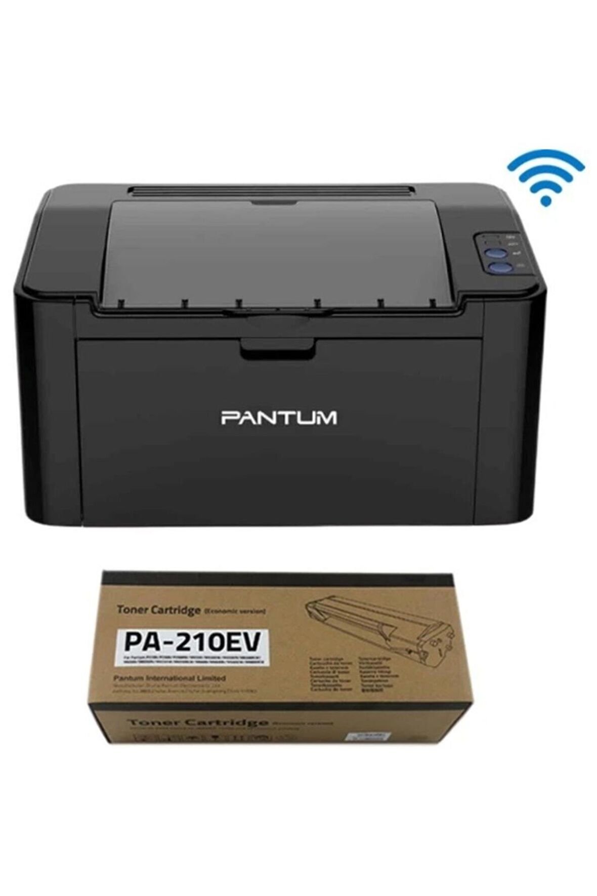 P2500w Wi-fi Mono Lazer Yazıcı Ve Tam Dolu Pa-210ev Toner