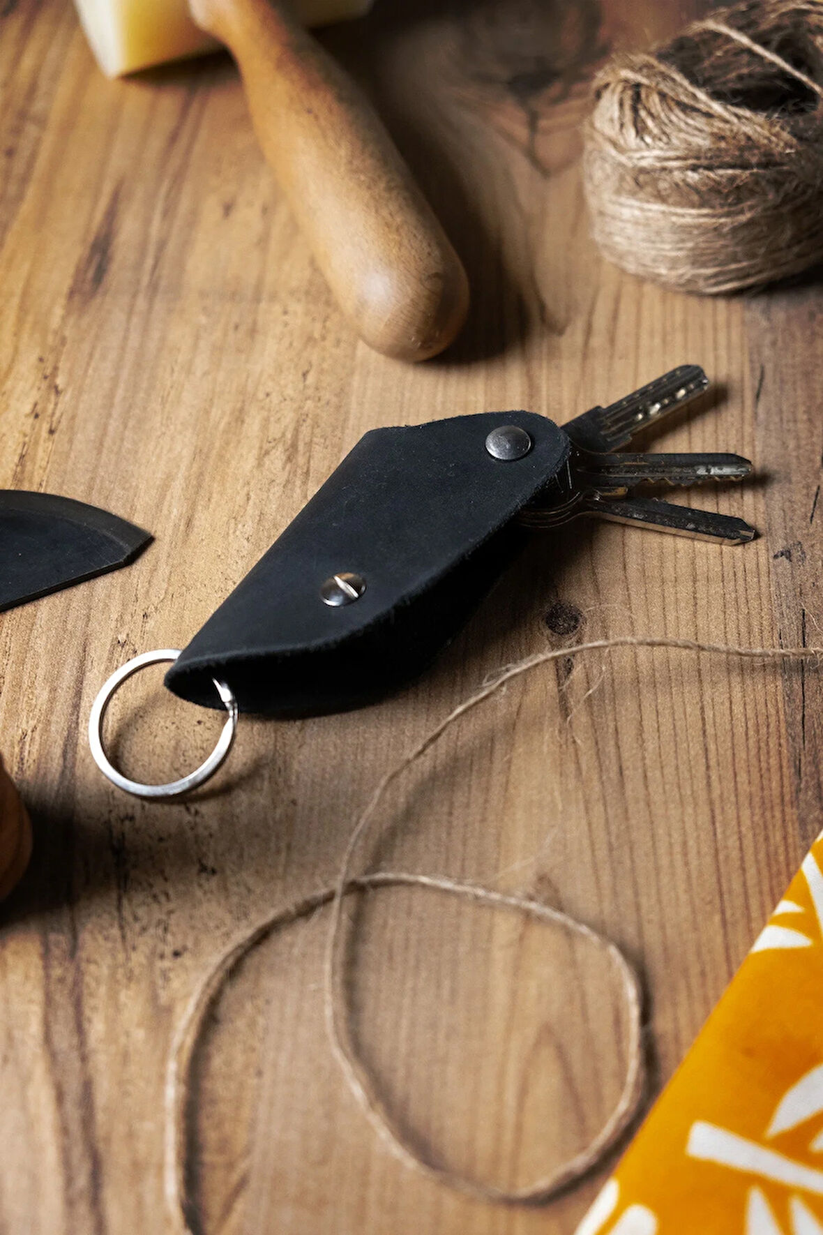 Hakiki Deri Anahtarlık Organizeri 4-5 Anahtar Kapasiteli Erkek & Kadın Hediyelik