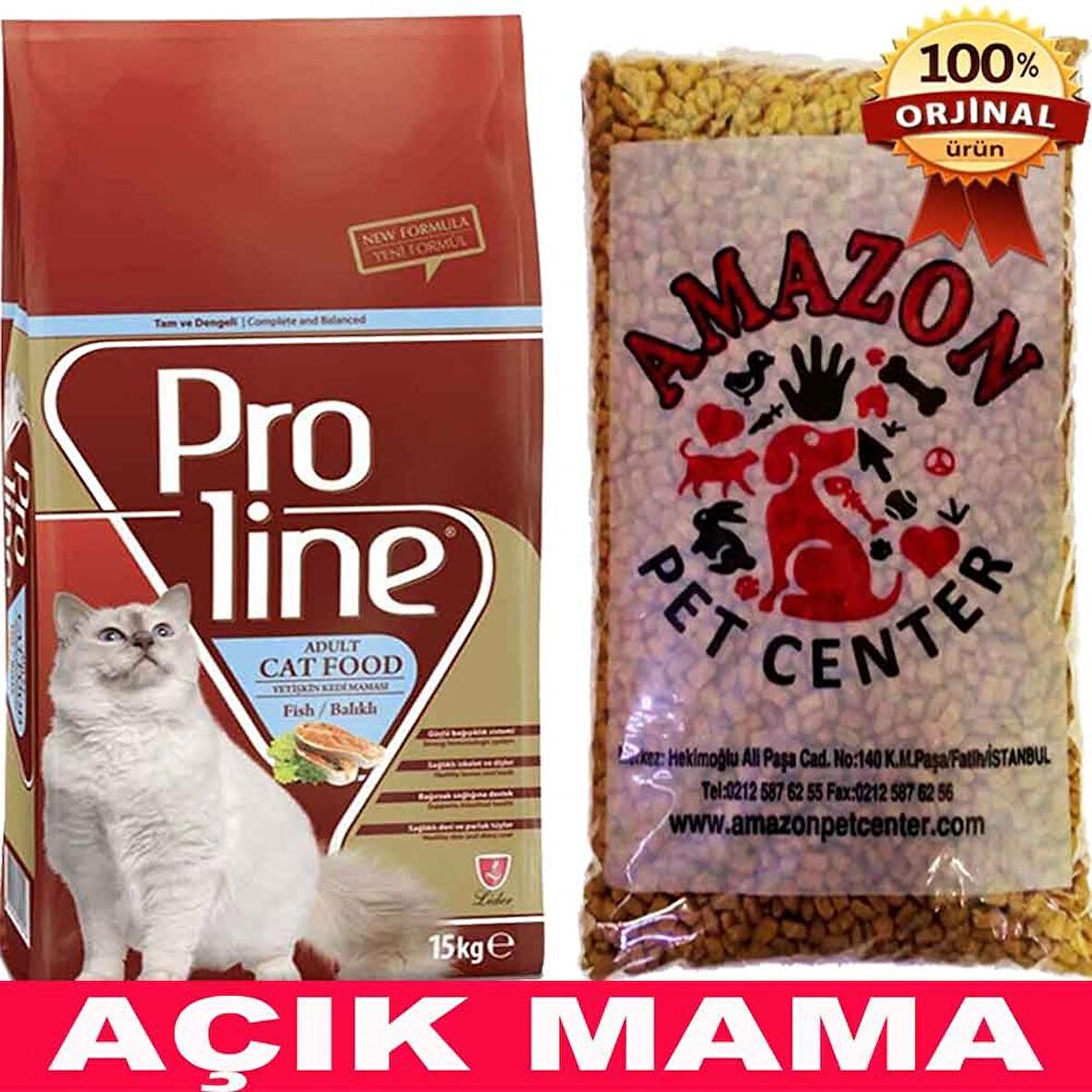 Proline Balıklı Kedi Maması Açık 1 Kg