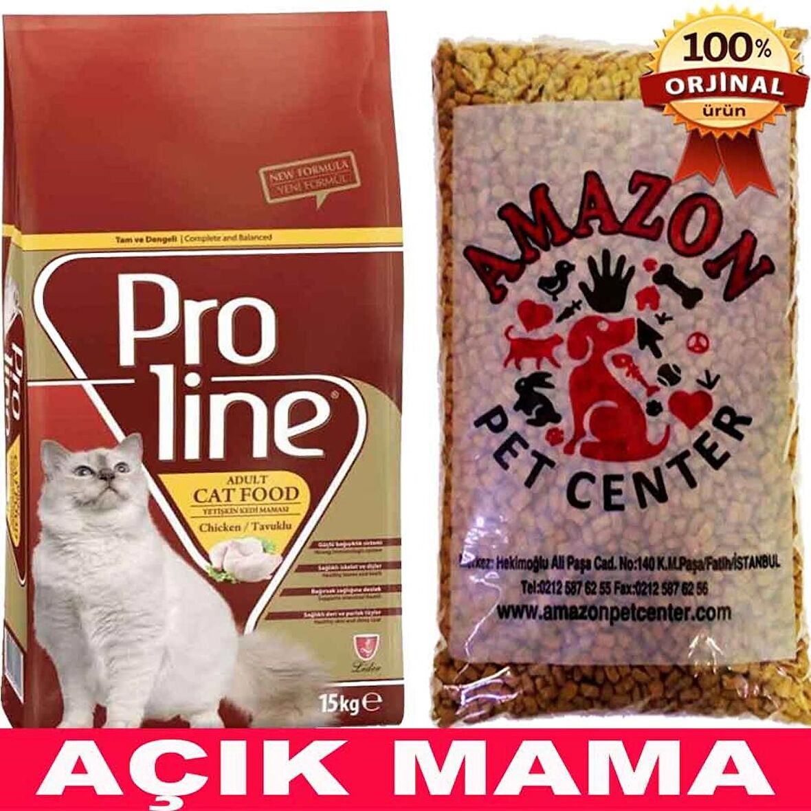 Pro Line Tavuklu Kedi Maması Açık 1 Kg