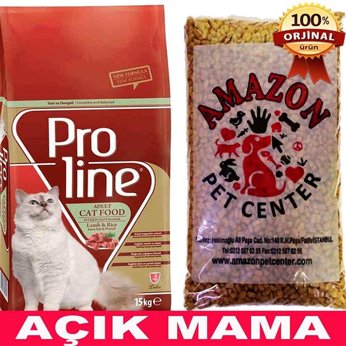 Proline Kuzu Etli Kedi Maması Açık 1 Kg