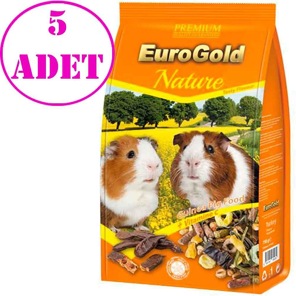 EuroGold Guinea Pig Yemi 750 Gr 5 AD