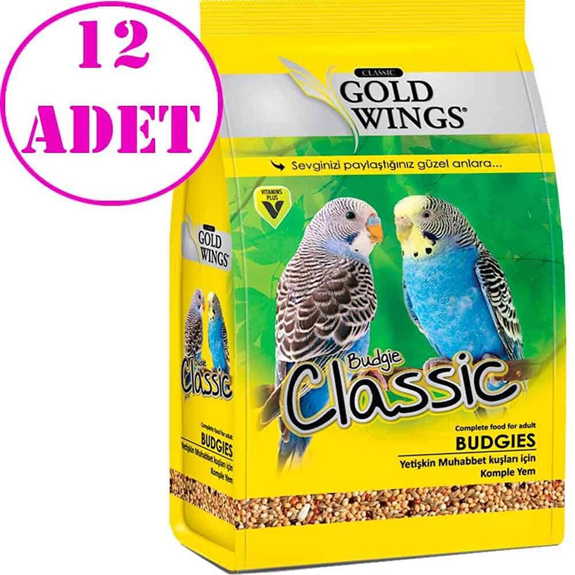 Gold Wings Classic Muhabbet Yemi 400 Gr 12 AD