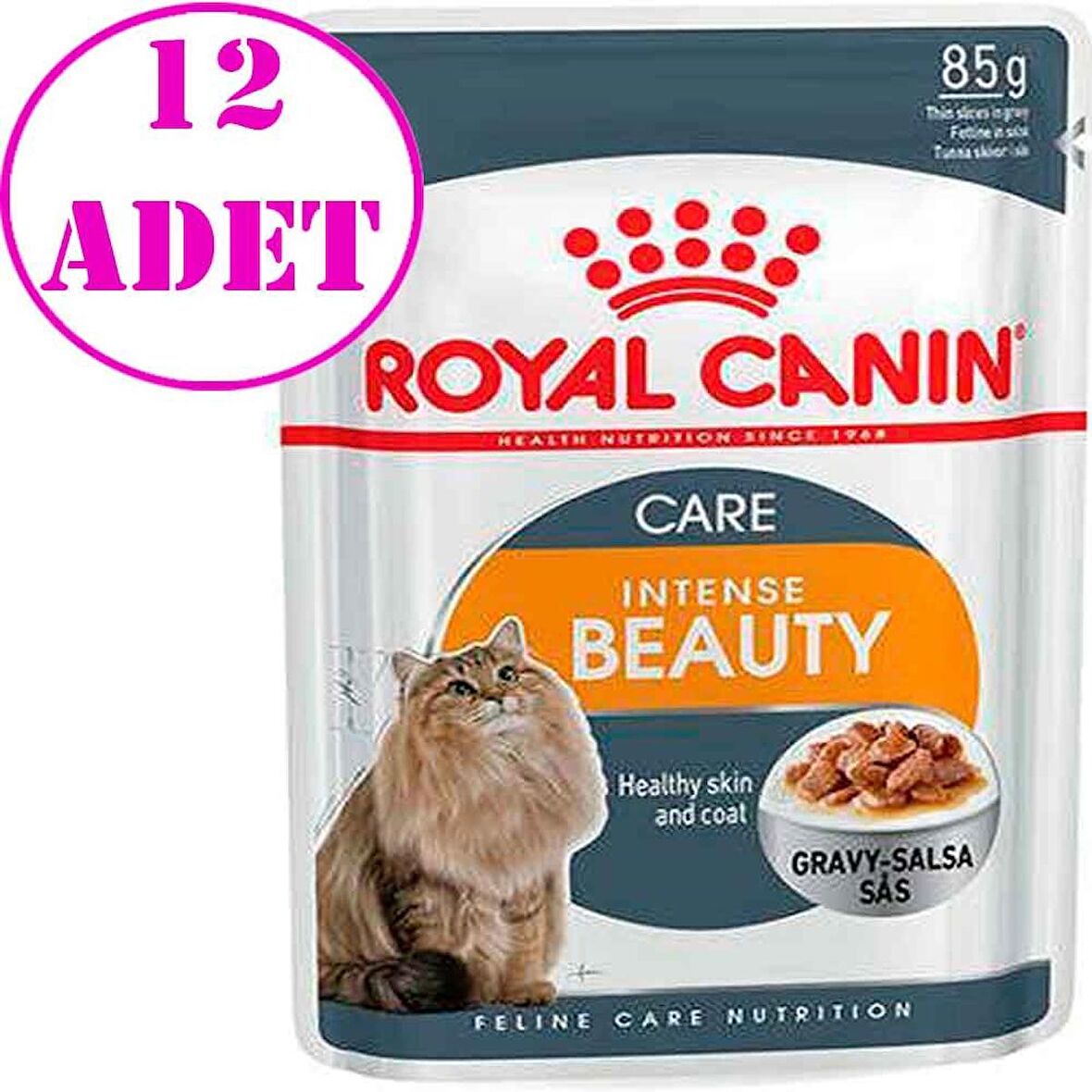 Royal Canin İntense Beauty Kedi Konserve 85 Gr 12 Adet