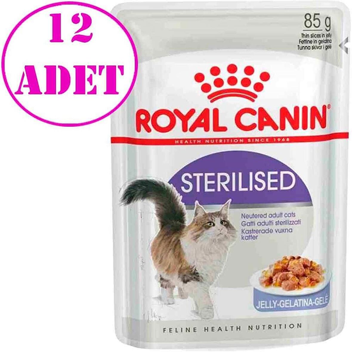 Royal Canin Sterilised jely Yaş Kedi Maması 85 Gr 12 Ad