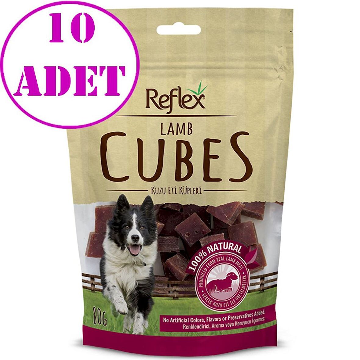 Reflex Kuzulu Dilim Küp Köpek Ödülü 80 Gr 10 AD