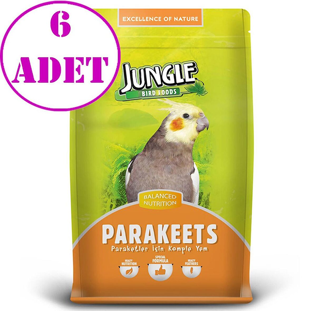 Jungle Paraket Yemi 500 gr 6 AD