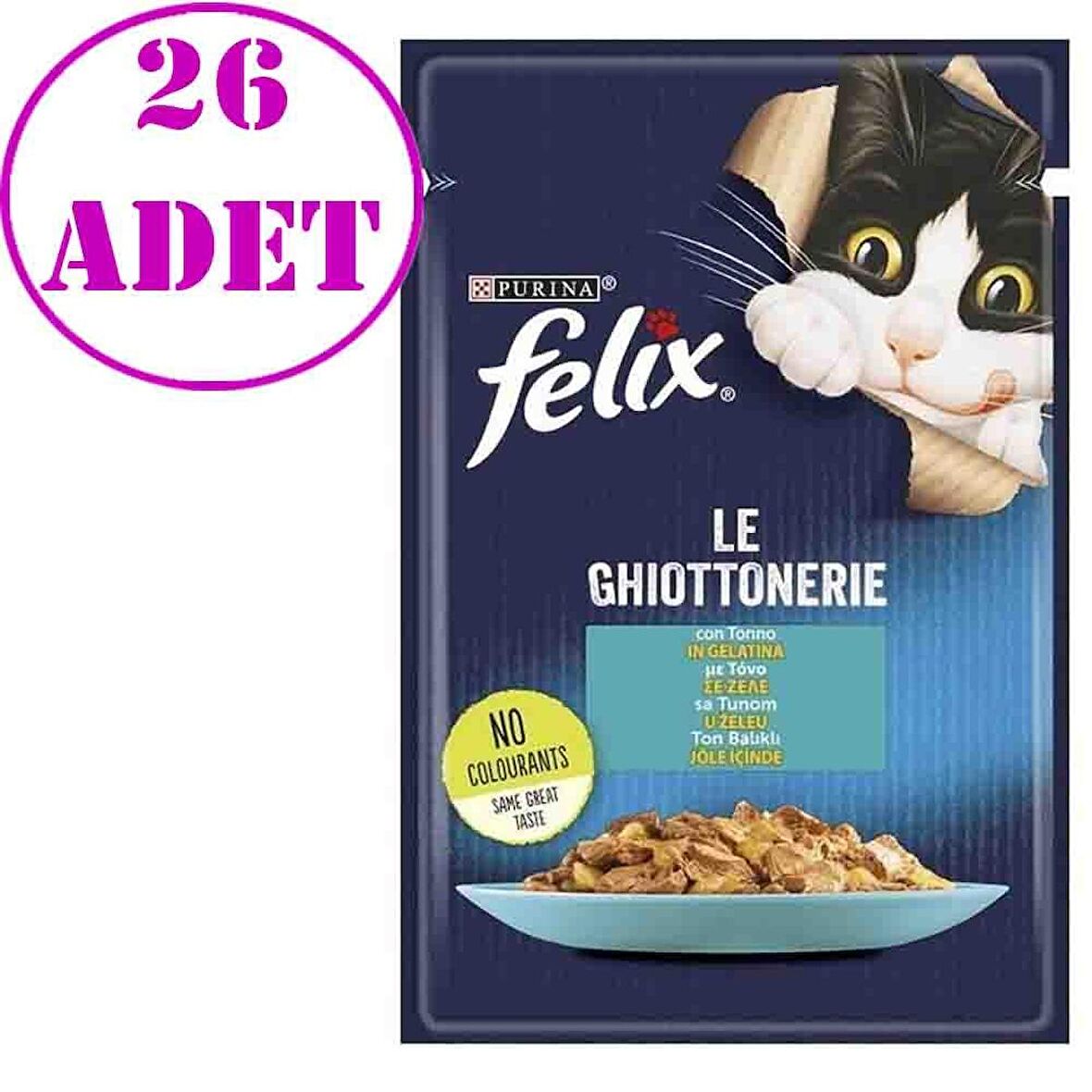 Felix Ton Balıklı Yaş Kedi Maması 85 Gr 26 AD