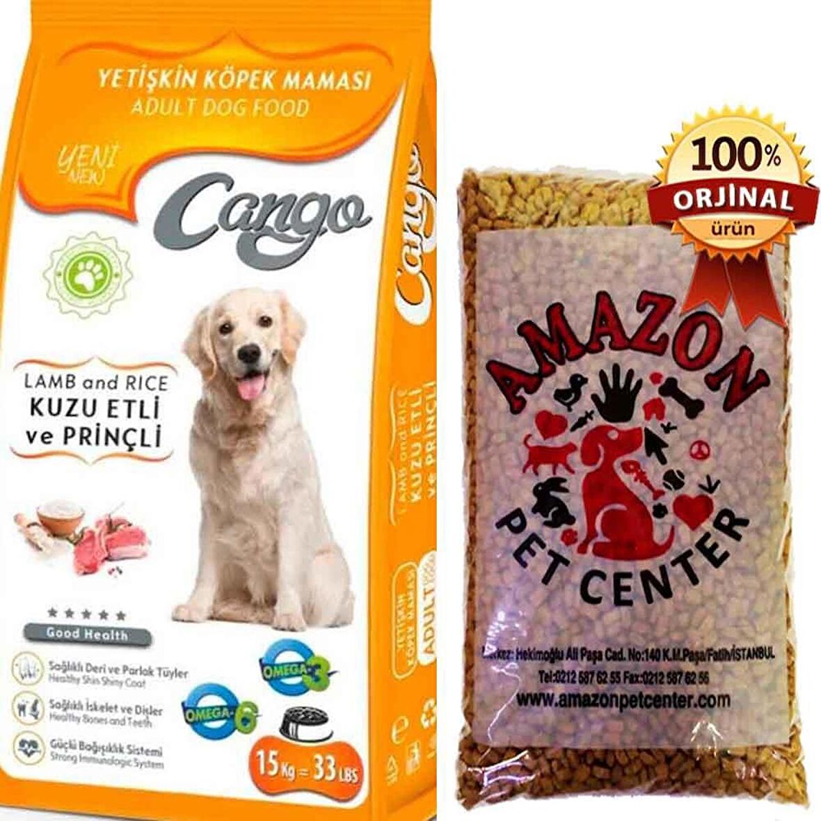 Cango Kuzu Etli Yetişkin Köpek Maması Açık 1 Kg