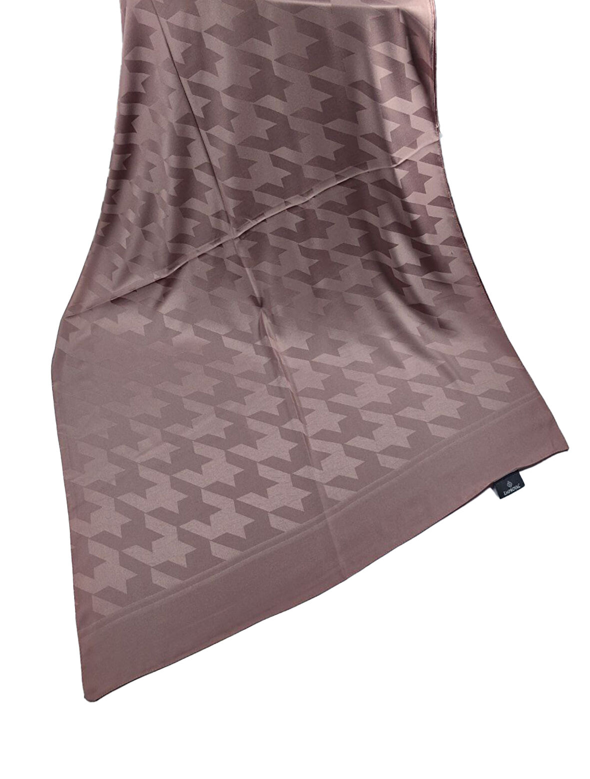 Mim Eşarp Emproyal Silver Jakar Kazayağı Şal 75x190 cm - Vizon